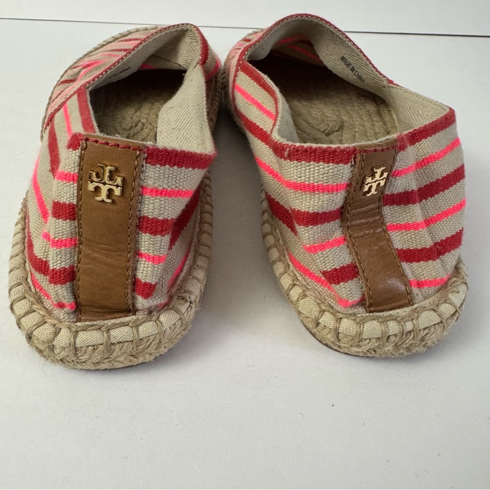 Tory Burch Striped Espadrilles Flats Women’s Size 10.5 - Picture 10 of 10